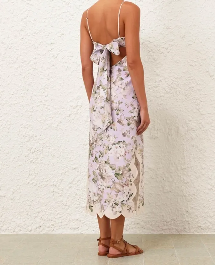 【Zimmermann】ACACIA SCALLOP MIDI DRESS リゾート ミディ Zimmermann Dresses | Australian Designer Collection | Coveti
