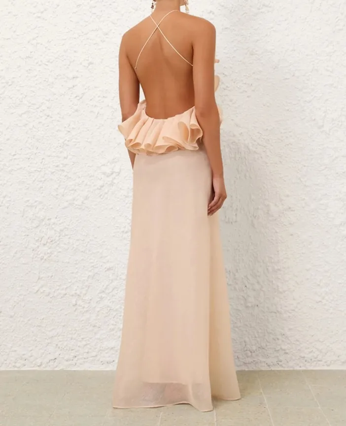ワンピース ZIMMERMANN CRUSH 0 Zimmermann Crush Frill Minidress | Saks Fifth Avenue
