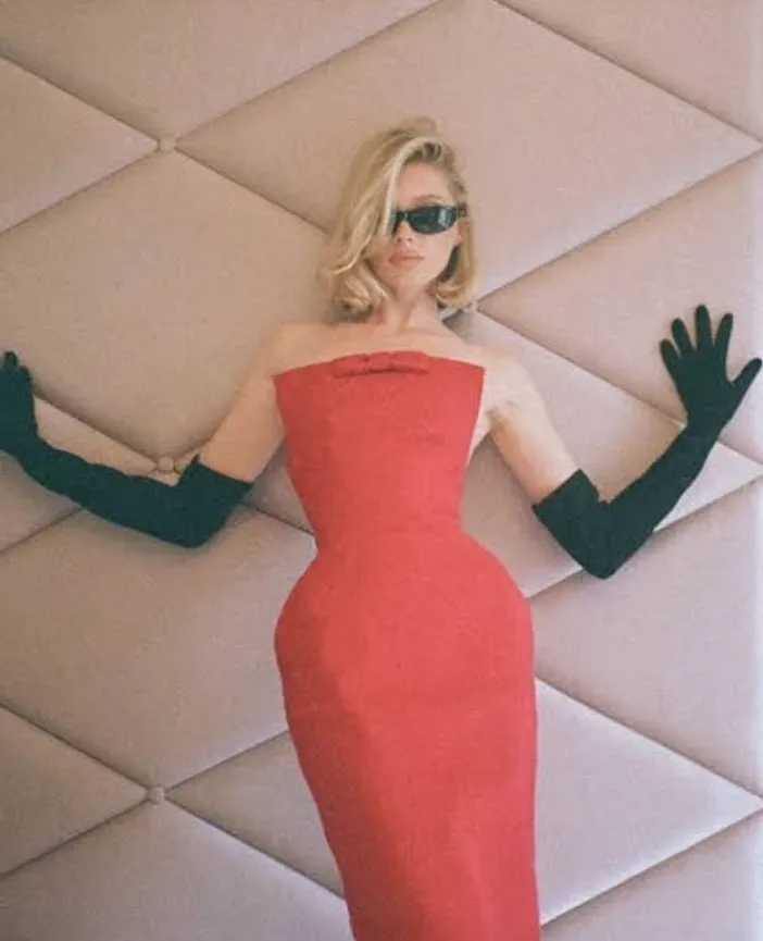 helsa red dress The perfect for summer  Elsa Hosk in the STUDIO Crinkle Pleated Gown  #revolve #summer #gown #gowninspo #dress #dressinspo #reddress #fashion #summerfashion #redaesthetic #helsa Meet your holiday dress: The
