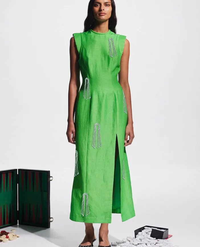 ワンピースその他 ALEMAIS Women Dresses 4251D Green Rent Alemais Green Dress | By Rotation UK