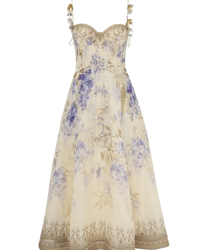 Zimmermann Dawning Picnic Dress Multi Size 0 & 1